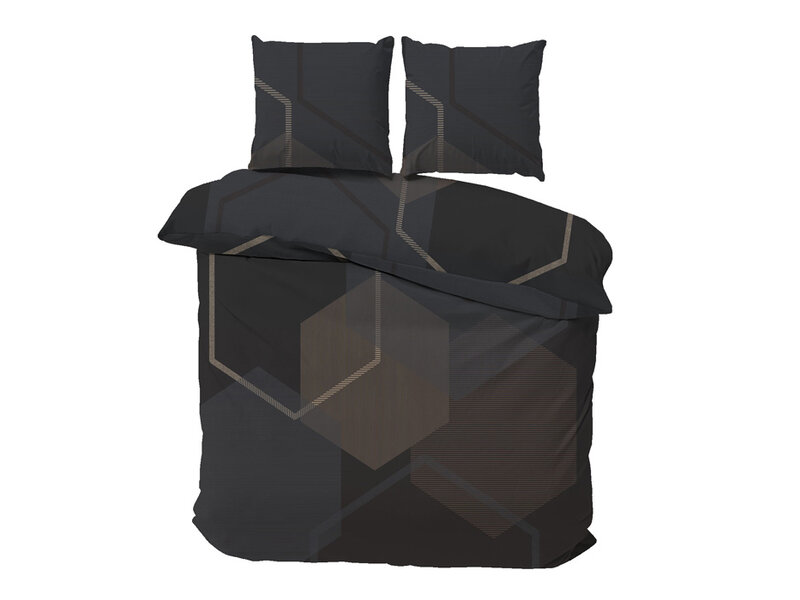 iSleep iSleep Dekbedovertrek Rico (Zwart)