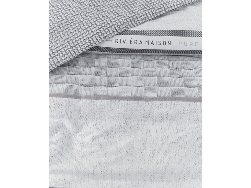 Rivièra Maison Rivièra Maison dekbedovertrek Pure Resort (Grey)