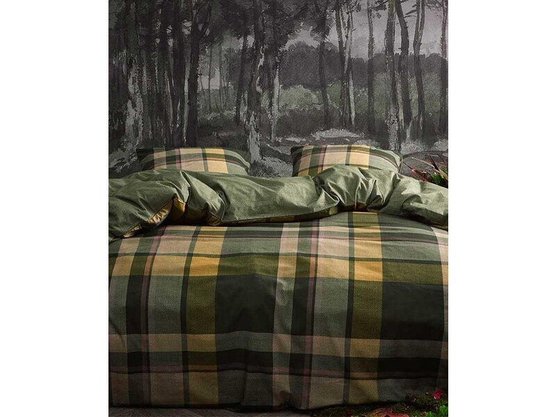 Essenza Essenza Flanel dekbedovertrek Marillyn (Green)