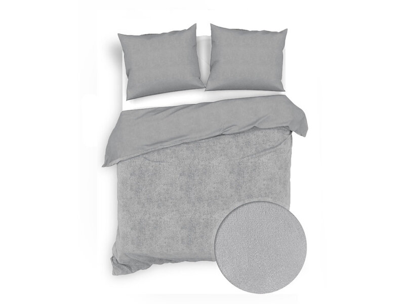 Zo! Home Zo! Home dekbedovertrek Velluto (Lava Grey)