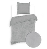 Zo! Home Zo! Home dekbedovertrek Velluto (Lava Grey)
