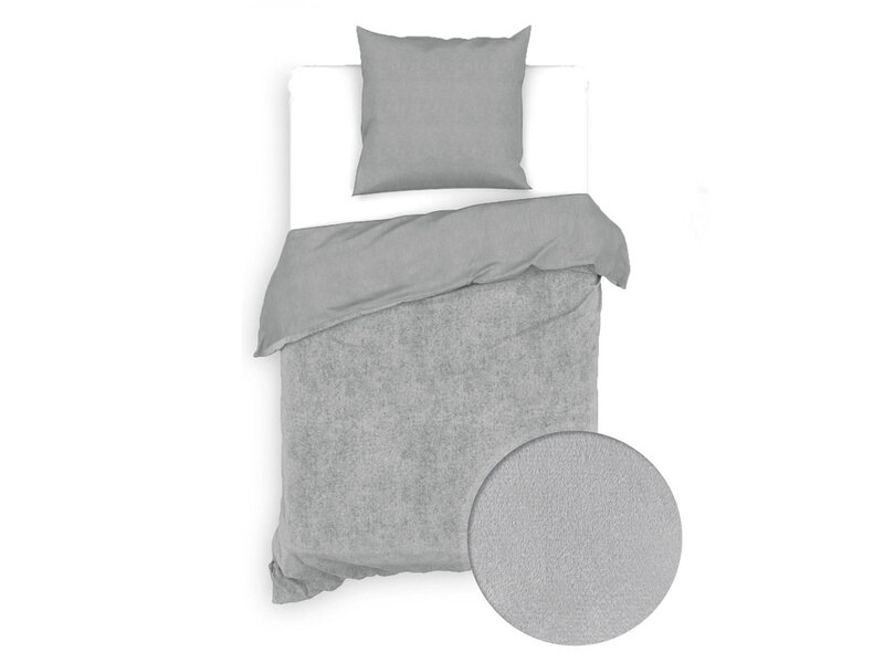Zo! Home Zo! Home dekbedovertrek Velluto (Lava Grey)