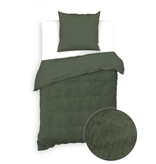 Zo! Home Zo! Home dekbedovertrek Velluto a Coste (Racing Green)