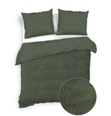 Zo! Home Zo! Home dekbedovertrek Velluto a Coste (Racing Green)