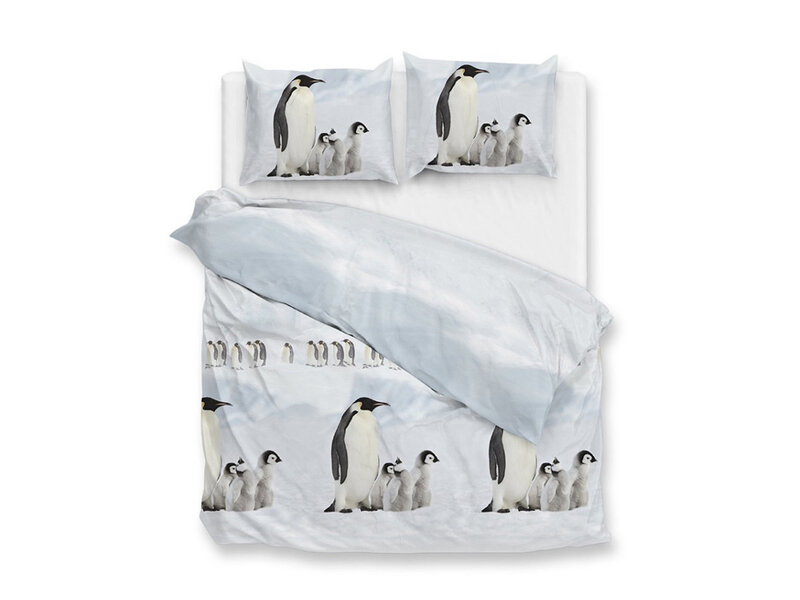 Zo! Home Zo! Home Flanel dekbedovertrek Pingu (White)