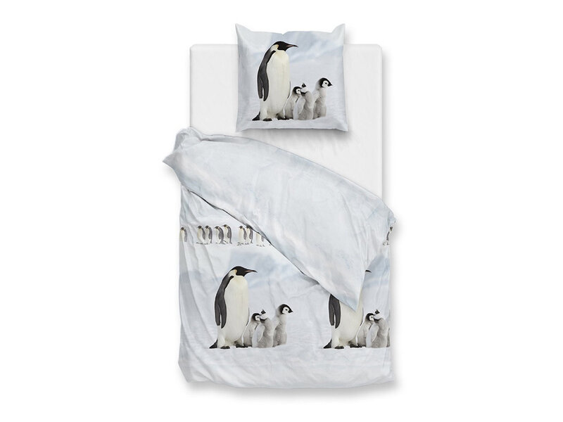 Zo! Home Zo! Home Flanel dekbedovertrek Pingu (White)