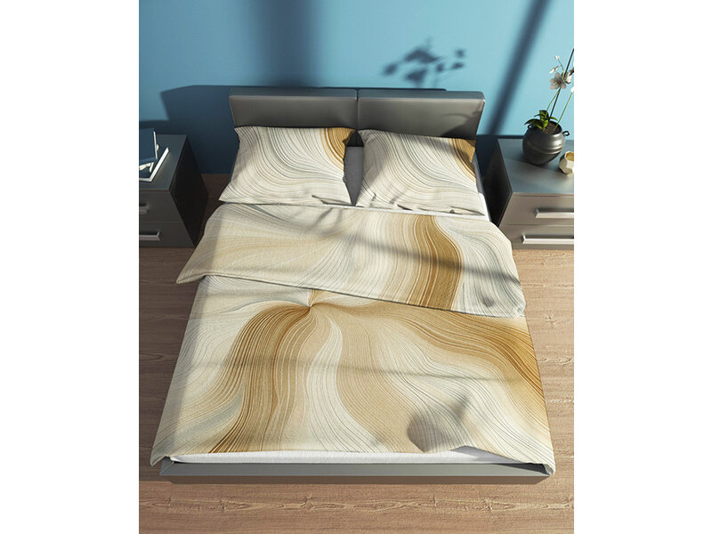 iSleep iSleep Dekbedovertrek Matthias (Beige)