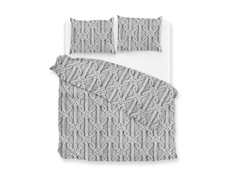 Zo! Home Zo! Home Flanel dekbedovertrek Corda (Grey)