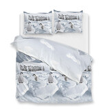 Zo! Home Zo! Home Flanel dekbedovertrek Pinguini (Blue)