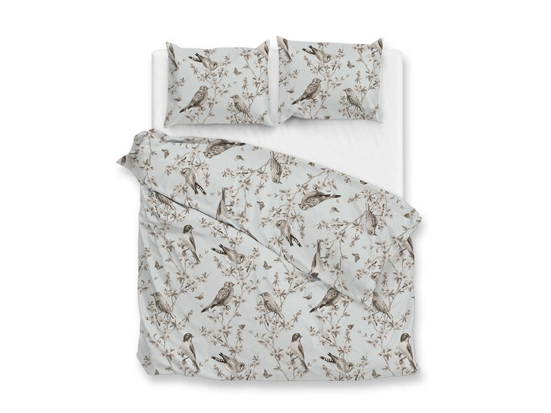 Zo! Home Zo! Home Flanel dekbedovertrek Uccello (Grey)