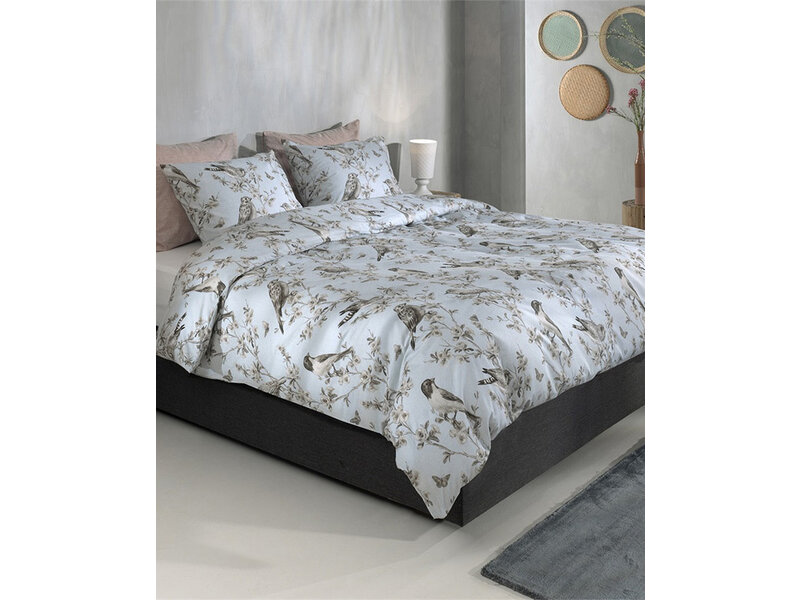 Zo! Home Zo! Home Flanel dekbedovertrek Uccello (Grey)