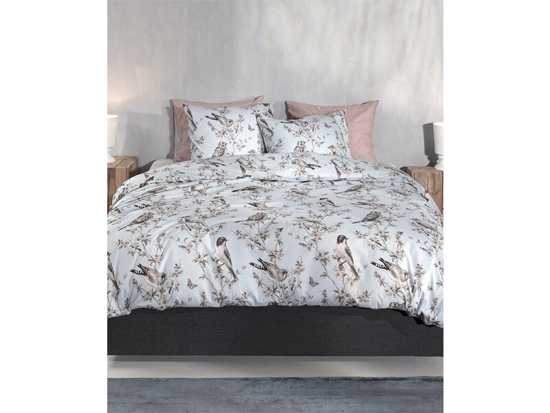 Zo! Home Zo! Home Flanel dekbedovertrek Uccello (Grey)