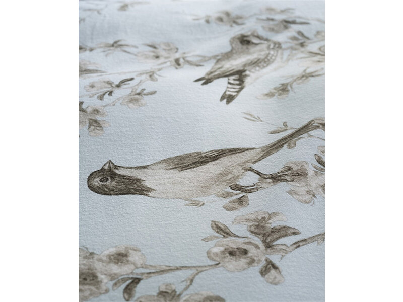 Zo! Home Zo! Home Flanel dekbedovertrek Uccello (Grey)