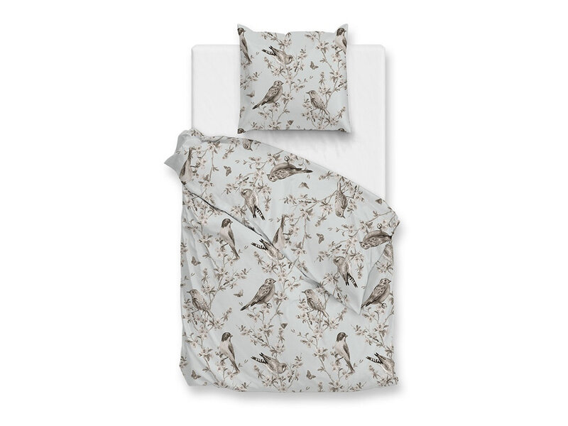 Zo! Home Zo! Home Flanel dekbedovertrek Uccello (Grey)