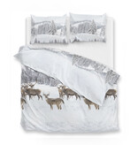 Zo! Home Zo! Home Flanel dekbedovertrek Cervo (White)