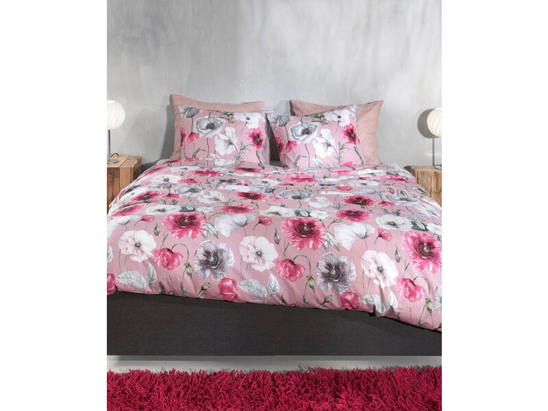 Zo! Home Zo! Home Flanel dekbedovertrek Gioia (Pink)