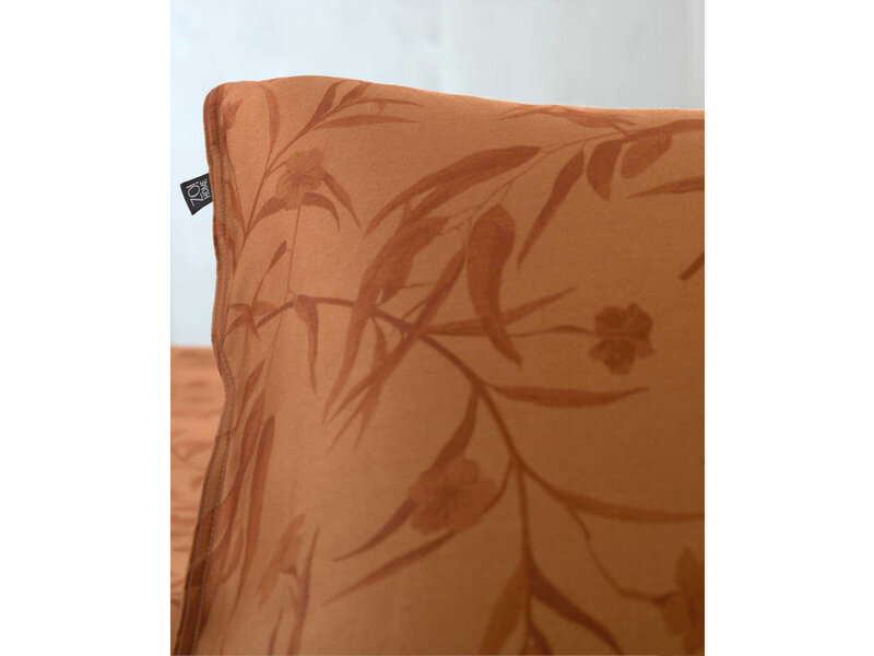 Zo! Home Zo! Home dekbedovertrek Fiori di Satinado (Copper Orange)