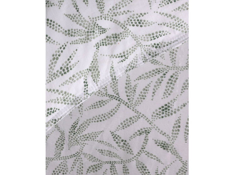 Zo! Home Zo! Home dekbedovertrek Ramoscello (Aloe Green)