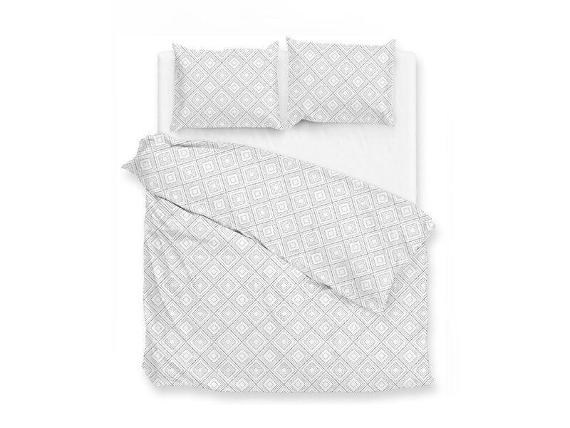 Zo! Home Zo! Home dekbedovertrek Piastrella (Crystal White)