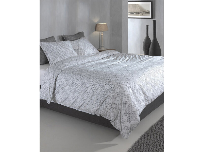 Zo! Home Zo! Home dekbedovertrek Piastrella (Crystal White)