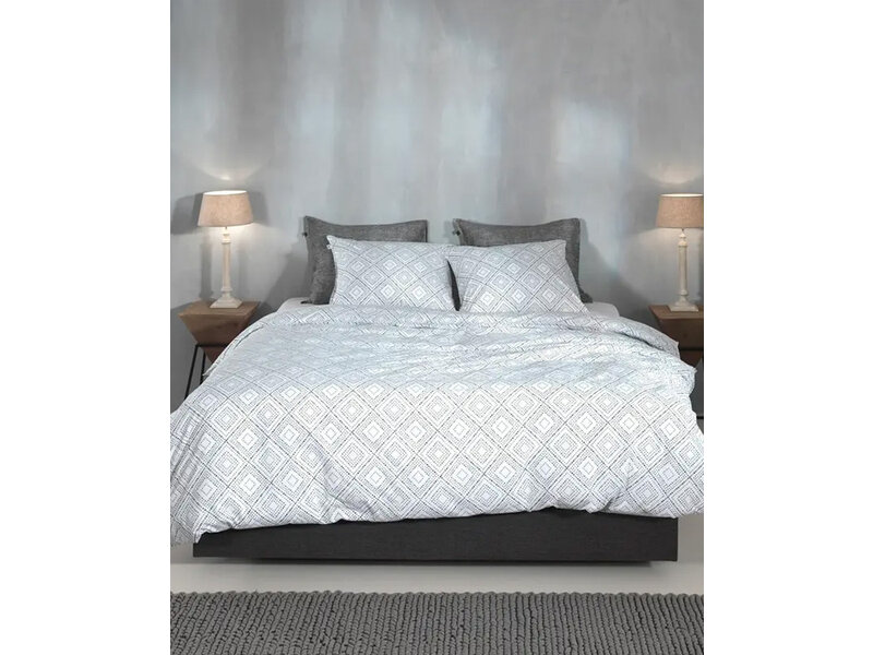 Zo! Home Zo! Home dekbedovertrek Piastrella (Crystal White)