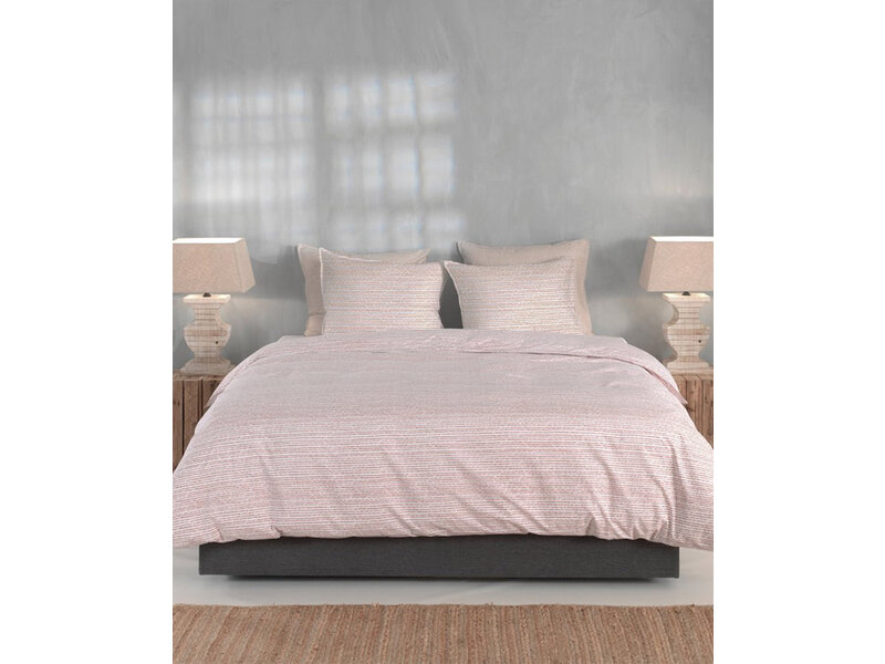 Zo! Home Zo! Home dekbedovertrek Striscia (Cream Tan)