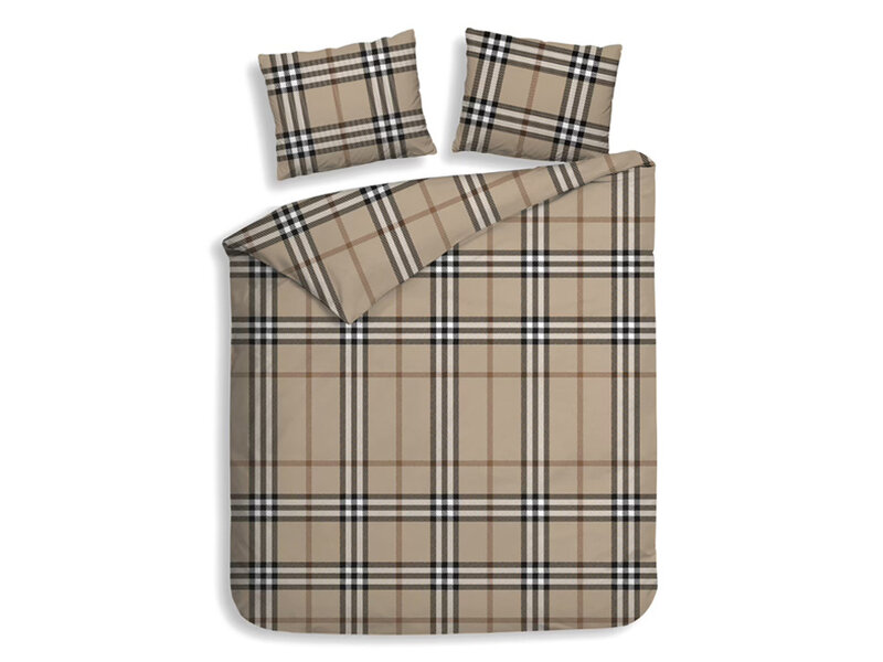 Heckettlane Heckettlane Flanel Dekbedovertrek Leonardo (Beige)
