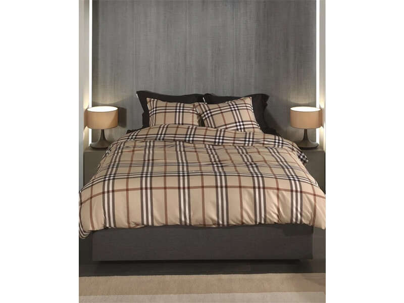 Heckettlane Heckettlane Flanel Dekbedovertrek Leonardo (Beige)