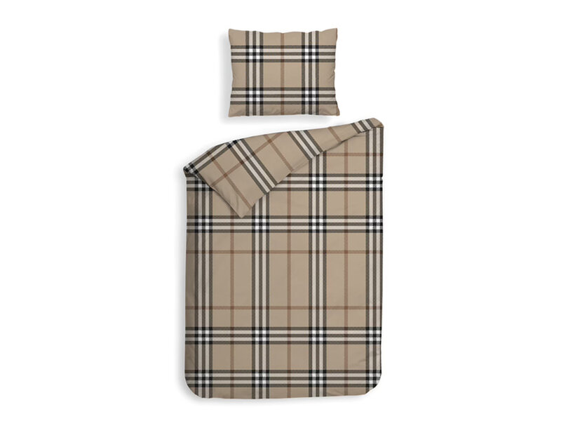 Heckettlane Heckettlane Flanel Dekbedovertrek Leonardo (Beige)