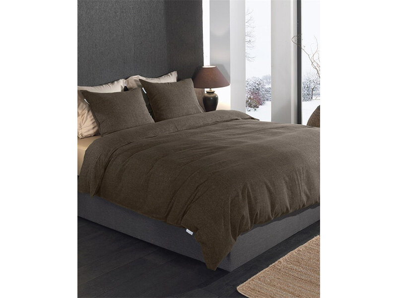 Heckettlane Heckettlane Flanel Dekbedovertrek Franela (Coffee Quartz)