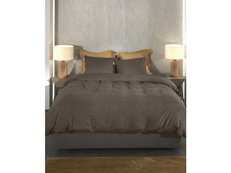 Heckettlane Heckettlane Flanel Dekbedovertrek Franela (Coffee Quartz)