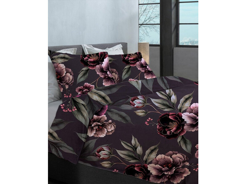 Heckettlane Heckettlane Flanel Dekbedovertrek Romee (Purple)