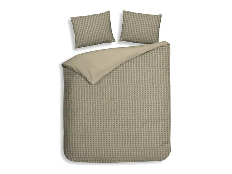 Heckettlane Heckettlane dekbedovertrek Vafala (Pale Khaki)