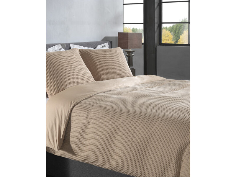 Heckettlane Heckettlane dekbedovertrek Vafala (Pale Khaki)