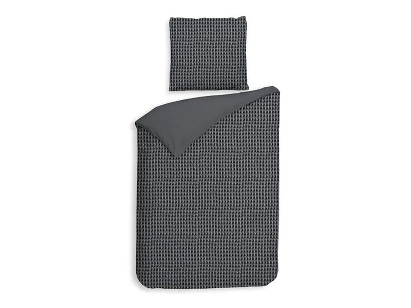 Heckettlane Heckettlane dekbedovertrek Vafala (Steel Grey)