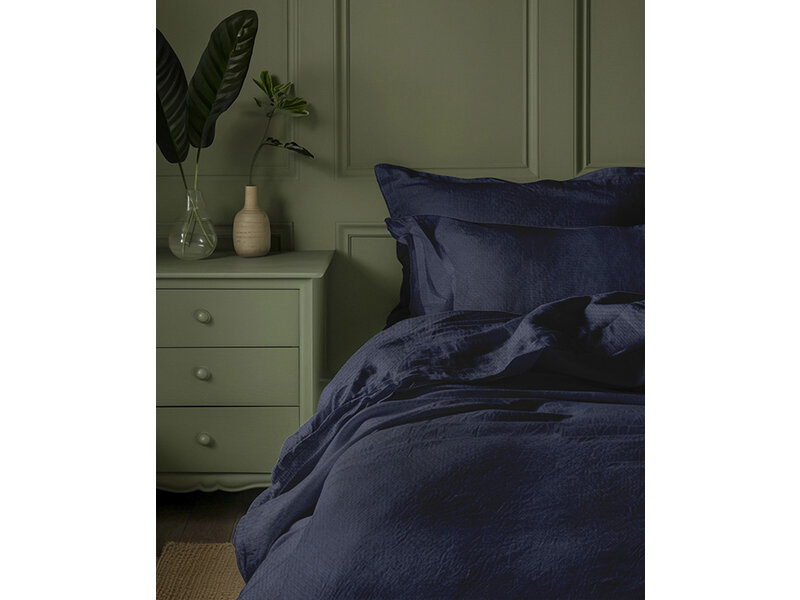 iSleep iSleep Dekbedovertrek Teddy Fleece (Donker Blauw)