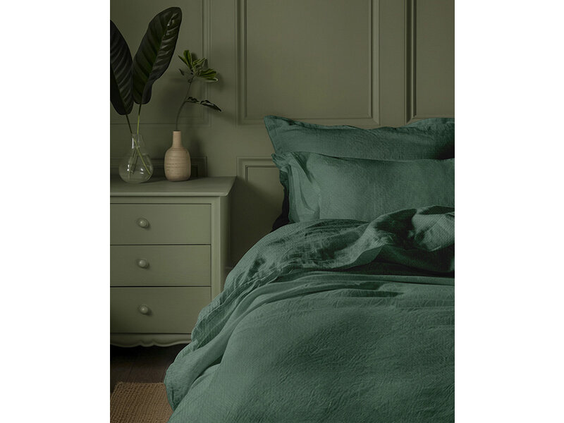 iSleep iSleep Dekbedovertrek Teddy Fleece (Donker Groen)