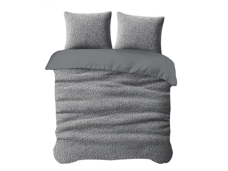 iSleep iSleep Dekbedovertrek Teddy (Antraciet)