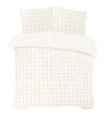 iSleep iSleep Dekbedovertrek Rabbit Check (Creme)