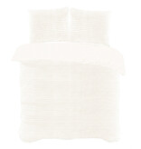 iSleep iSleep Dekbedovertrek Rib Fleece (Creme)