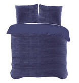 iSleep iSleep Dekbedovertrek Rib Fleece (Donkerblauw)