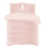 iSleep iSleep Dekbedovertrek Rib Fleece (Roze)