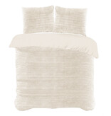 iSleep iSleep Dekbedovertrek Rib Fleece (Taupe)