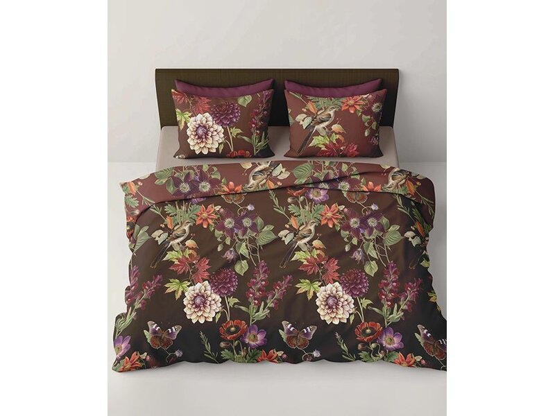 iSleep iSleep Flanel Dekbedovertrek Hannie (Bordeaux)