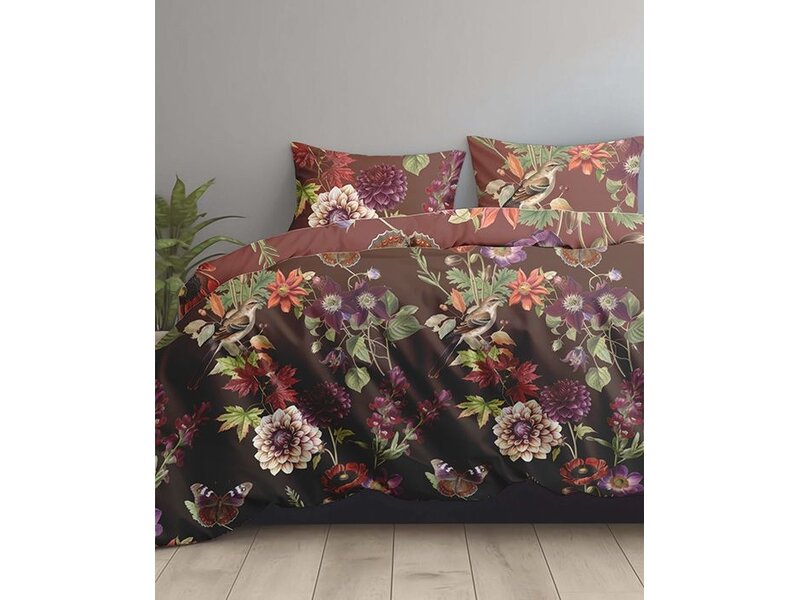 iSleep iSleep Flanel Dekbedovertrek Hannie (Bordeaux)