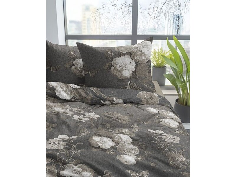 iSleep iSleep Flanel Dekbedovertrek Gerrie (Grijs)