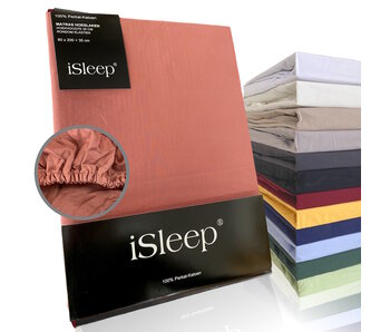 iSleep Perkal Katoen (Roodbruin)