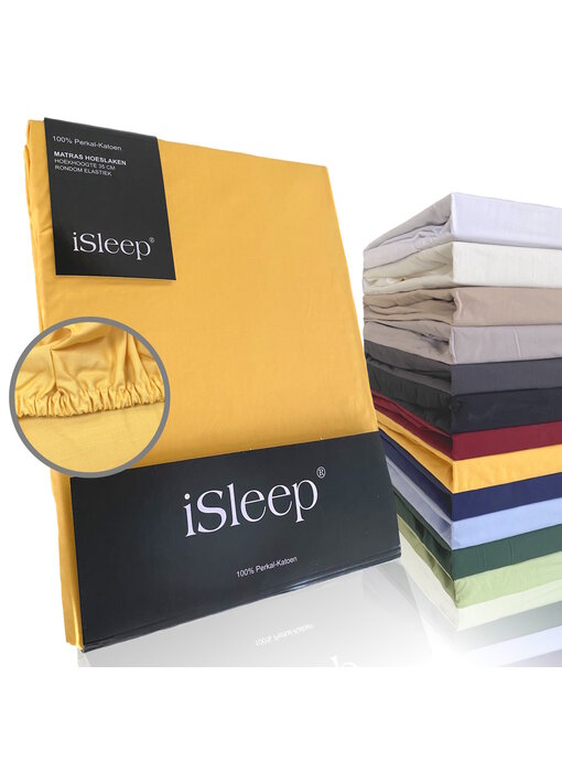 iSleep Perkal Katoen (Oker)