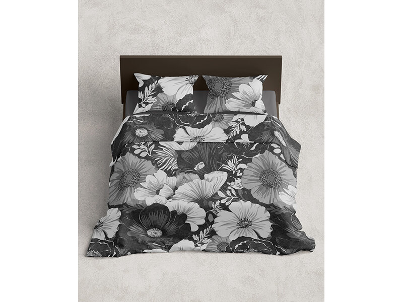 iSleep iSleep Dekbedovertrek Cato (Zwart)