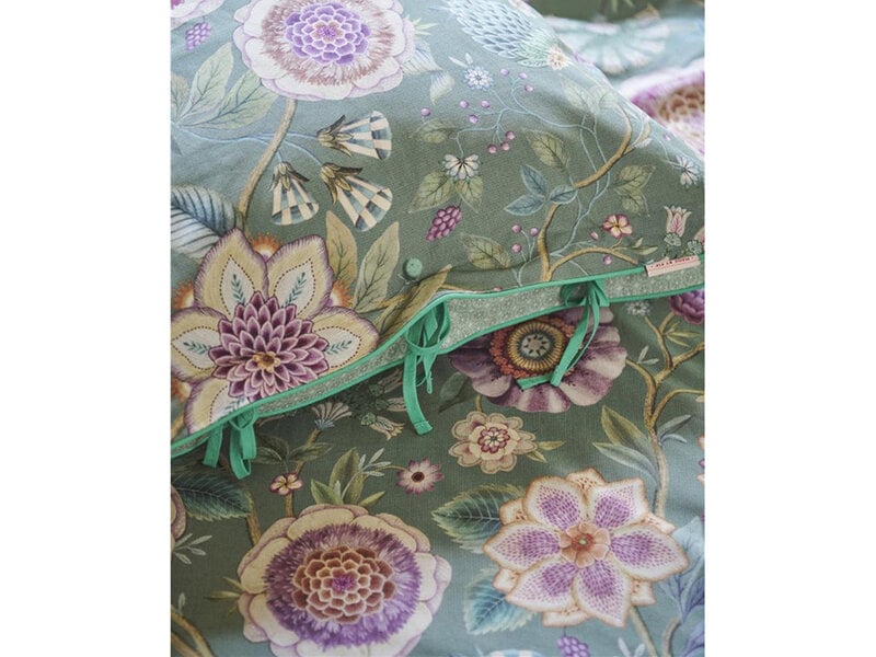 PiP Studio PiP Studio dekbedovertrek Viva Las Flores (Green)